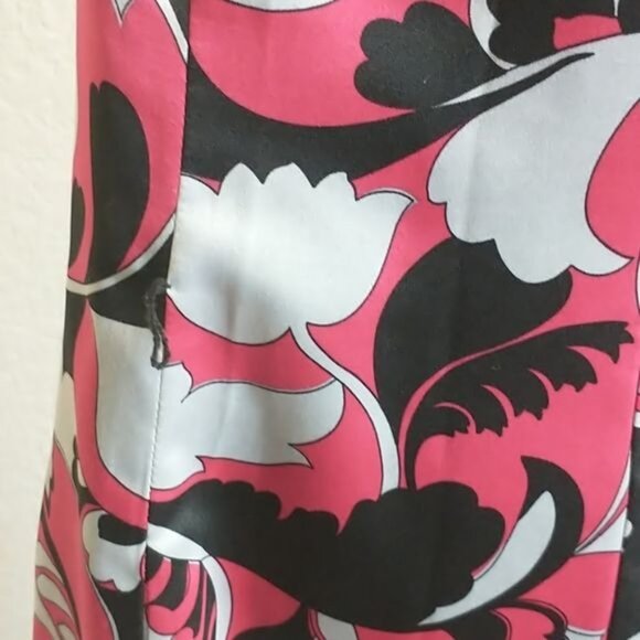 Ann Taylor Sleeveless Sheath Floral Print Career Dress Womens Size 6 - Picture 6 of 8